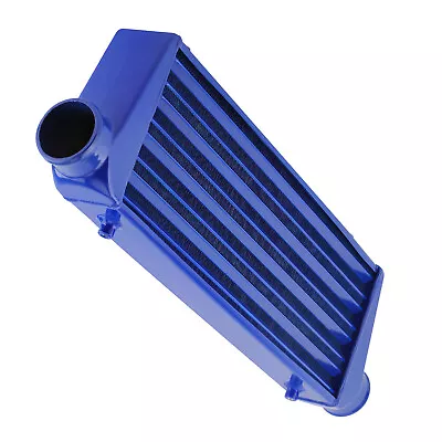 Universal Aluminum Intercooler 27 X7 X2.5  2.5  Inlet / Outlet Tube & Fin Blue • $67