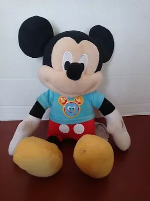 Disney Mickey Mouse Clubhouse Singing Mickey Plush 11.5  EUC • $8