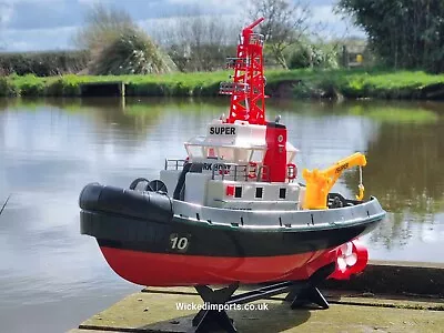 RADIO CONTROL RC TUG BOAT HENG LONG HUGE WATER SPRAY Yacht 3810 RC Jet Boat UK • $207.17