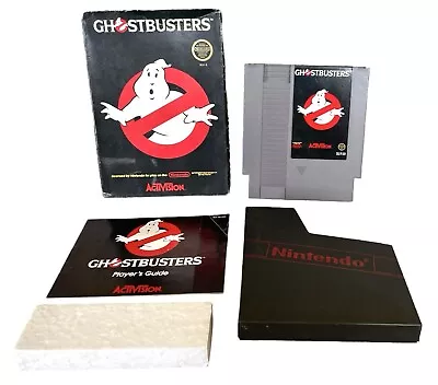 Ghostbusters (Nintendo NES 1988) AUTHENTIC Game CIB & *TESTED* • $85.46