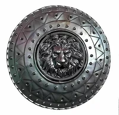 £110.40 • Buy Medieval Armor Shields Lion Face Shield Round Shields LARP Armor Costume Weapon