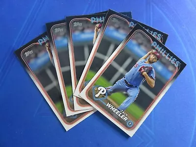 2024 Topps Series 1 ZACK WHEELER Lot Of 5 Base Cards #262 Phillies • $3.50