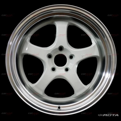 $1649 • Buy ROTA D2-EX - 18  - 5x100 - 38 - 9.5 - White/Polish Lip