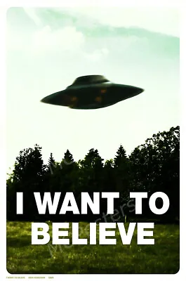 X-Files I Want To Believe TV Show Premium POSTER MADE IN USA - MCP707 • $15.48