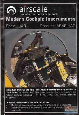 ASCAS48HAC 1:48 Airscale Modern Cockpit Instruments • $22.04