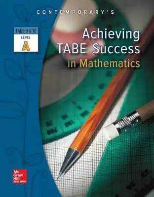Achieving TABE Success In Mathematics Level A Workbook (Achieving TABE S - GOOD • $6.43