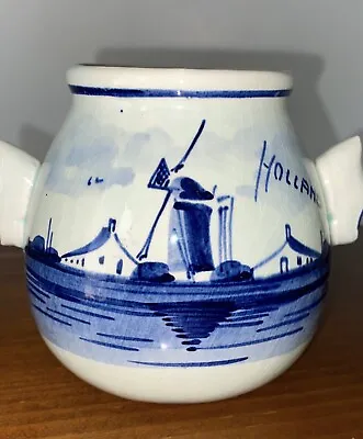 Delft Blue Pot Vase • $18.80