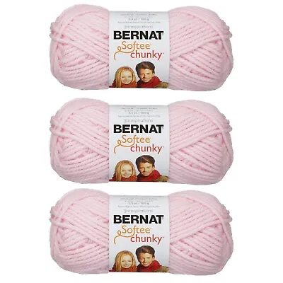 Bernat Softee Chunky Yarn 100G/3.5OZ Super Bulky Yarn 3 Pack  • $13.17