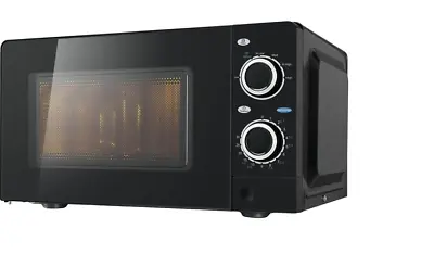 Essentials CMB21 700w Solo Microwave Oven With 6 Power Settings 15L Black • £39.99