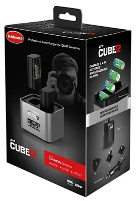 £69.95 • Buy Hahnel Pro Cube II 2 Twin Charger For Canon Li-Ion LP-E6 LP-E8 LP-E17 (UK)  BNIB