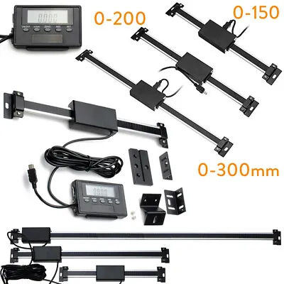 150/200/300mm DRO Magnetic Remote Digital Readout Linear Scale External Display • $63.10