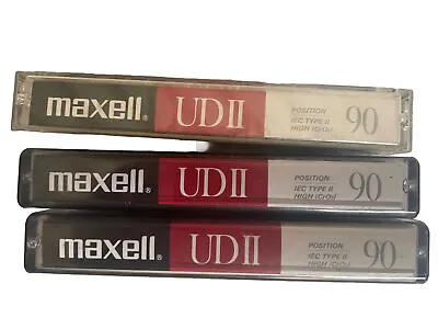 3-Maxell UD11 90min Cassettes • $9.99