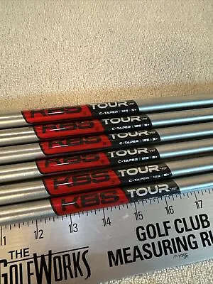 Set Of 6 KBS Tour C-Taper 125g S+ Stiff Plus Shafts .355” • $209.99