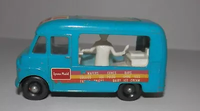 Vintage Lesney Regular Wheels Commer Ice Cream Canteen #47 1960s (Blue) • $14.99