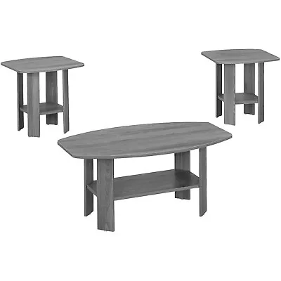 Gray Barn Coffee Table 2 End Tables Side 3 Piece Set Furniture Farmhouse Rustic • $107.68