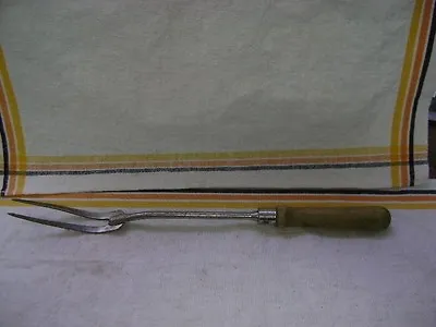 Vintage A&J Meat Fork Made In USA 12.5  Long! • $7.19