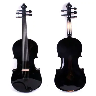 $185 • Buy Black Color Viola Hand Made Maple Spruce Wood Ebony Fittings With Bow,bag