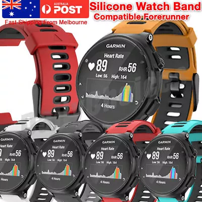Silicone Wrist Band Strap +Tools Fr Garmin Forerunner 735xt GPS Running Watch AE • $9.29