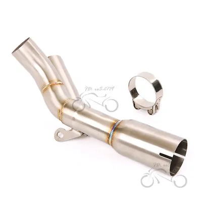For Yamaha YZF R1 2004 2005 2006 Stock Muffler Modified Exhaust Mid Link Pipe • $98.36