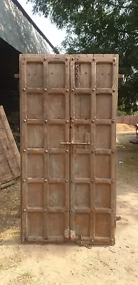 Vintage Indian Door Antique Indian Door Teak Wood Door Wooden • $3450