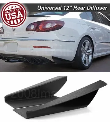 12  G3 Rear Bumper Lip Winglet Apron Splitter Diffuser Canard For Mazda Subaru • $31.91