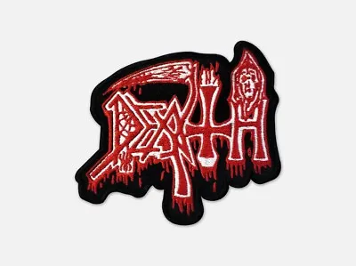 ##Death## Logo Embroidered Patch ##Death Metal Band## • $6