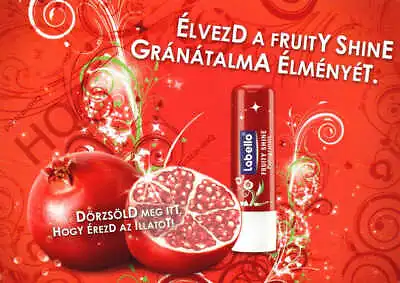 Picture Postcard::Advertising Labello Pomegranate Lip Balm • £2.69