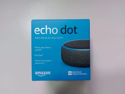 $25 • Buy Amazon Echo Dot (3 Gen.) Smart Speaker - Charcoal Fabric (B07PJV9DHV)
