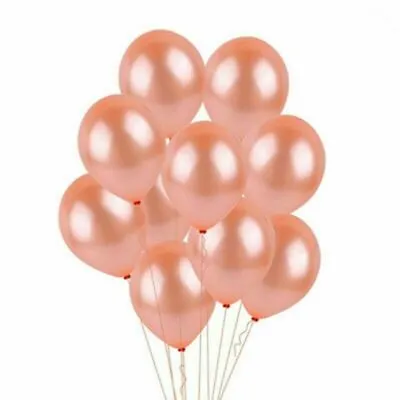 Rosegold Latex Balloons 11 Inch Rose Gold Balloons 25 PCS Free Delivery • £4.99