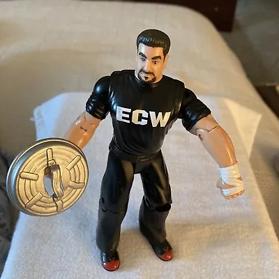 1999 Vintage OSFTM  ECW Tommy Dreamer Figure With Trash Can Lid • $8