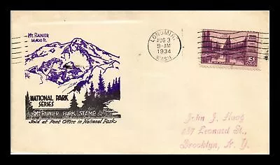 Us Cover Mt Rainier National Parks First Day Issue Scott 742 Sealed • $0.01