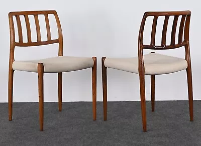 Pair Of Danish Neils Otto Moller Chairs For J. L. Moller Model 83 Rosewood • $1700