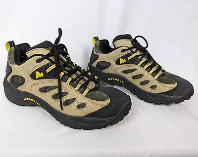 Merrell Womens 9.5 Reflex Birch Low Top Hiking Trail Walking Shoes Sneakers Boot • $39.99