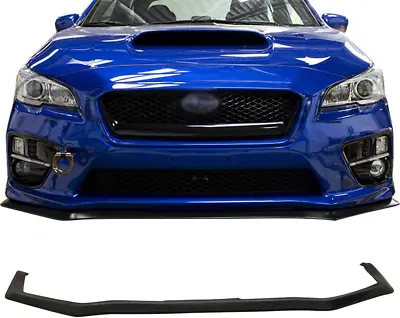 $72.99 • Buy For 15-21 Subaru WRX STI V-Limited Style Front Bumper Lip Splitter Chin Spoiler