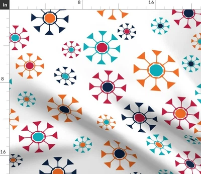 $37 • Buy Retro Mod Martini Mcm Spoonflower Fabric By The Yard