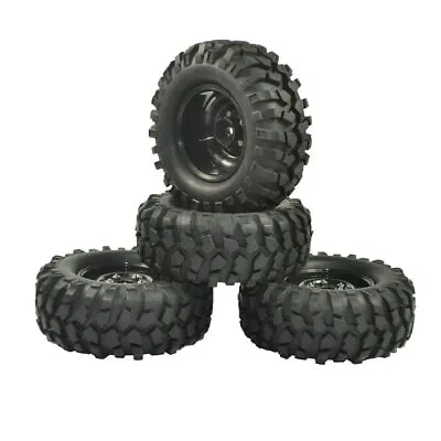1/10 1.9  RC Rock Crawler Car Off Road Tire Wheels Tyre 96mm For Axial For SCX10 • £21.11