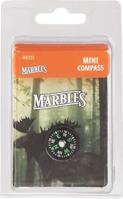 Marble’s Small Mini Pocket Compass 3/4  Diameter Glow In The Dark Markings Mr355 • $8.95