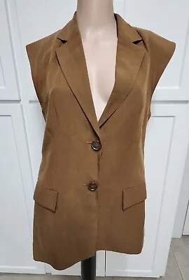 H& M Wmns Sz Xs Rust Color Vest • $12