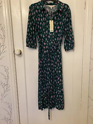 £25 • Buy Love And Roses Midi Dress Size 10 Brand New