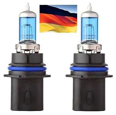 Flosser MegaBlue 9004 HB1 100/80W White Two Bulbs Headlight Dual Beam Upgrade OE • $20.43