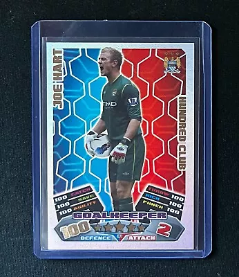 Joe Hart Match Attax 2011/12 2012 100 Hundred Club Man City • £3.95