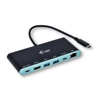 £39 • Buy NEW I-TEC USB-C 4K 1x HDMI 1x GLAN Ethernet 2x USB 3.0 1x USB-C Travel Dock
