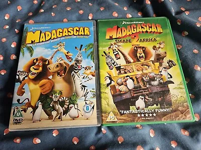 Madagascar 1 & 2 Dvds  📀  • £0.99