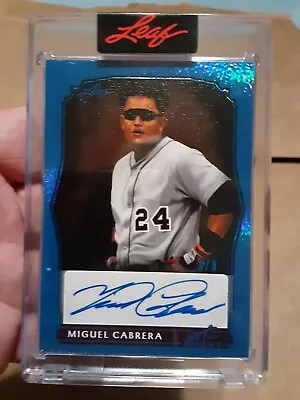 2023 Leaf Art Of Sport MIGUEL CABRERA SSP AUTO /9 ! Tigers Legend🔥 • $60