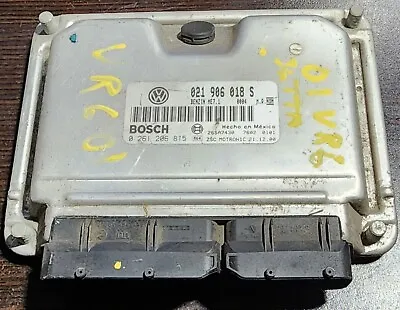 2001 VW VOLKSWAGEN Jetta VR6 Engine Computer Ecu Ecm 021906018S 261206815 • $99.99