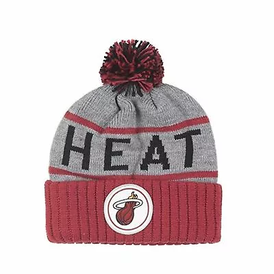 NBA Beanie Miami Heat Gray Cuffed • $12.95