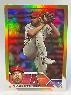 2023 Topps Update MATT MOORE Angels #US274 GOLD FOIL ~QTY~ • $1.99