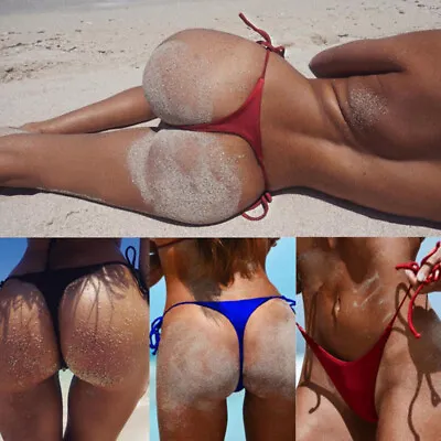 $6.59 • Buy Womens Sexy Bikini Bottom G String Thong Brazilian Bikini Swimwear Bathing Brief