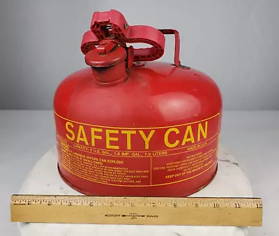 Vinatg Eagle Safety Gas Can 2 Gallon Galvanized Metal Tank UI-20 S Steel Sealed • $24.95