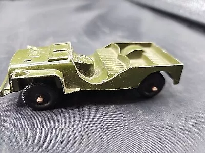 TootsieToy Military CJ3 1947 Army Jeep 4  Vintage Diecast Vehicle Vtg 1947-65' • $14.99